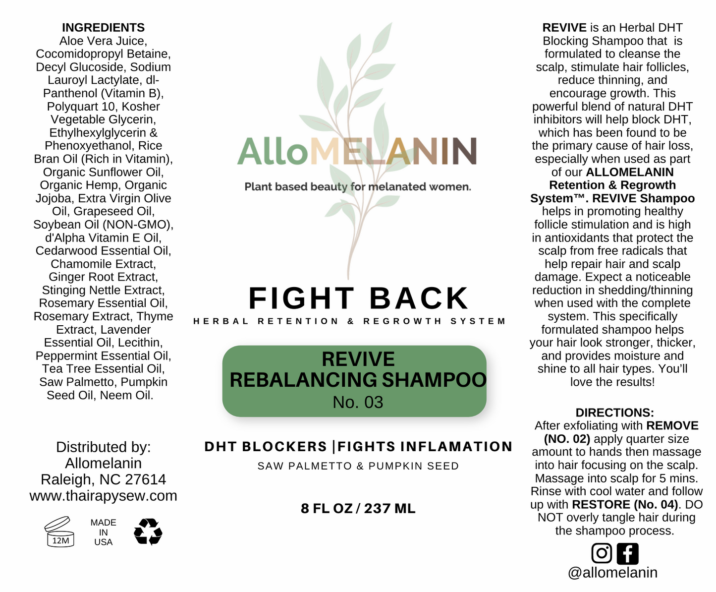 Fight Back Revive Rebalancing Shampoo-Step #3