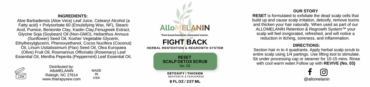 Fight Back Reset Scalp Detox Scrub-Step #2
