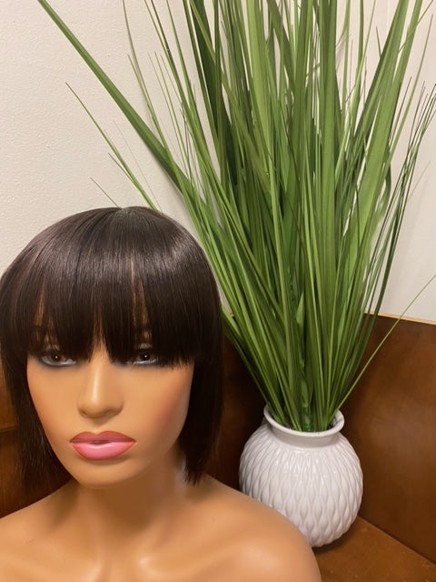 10in Blunt Bob with Bang