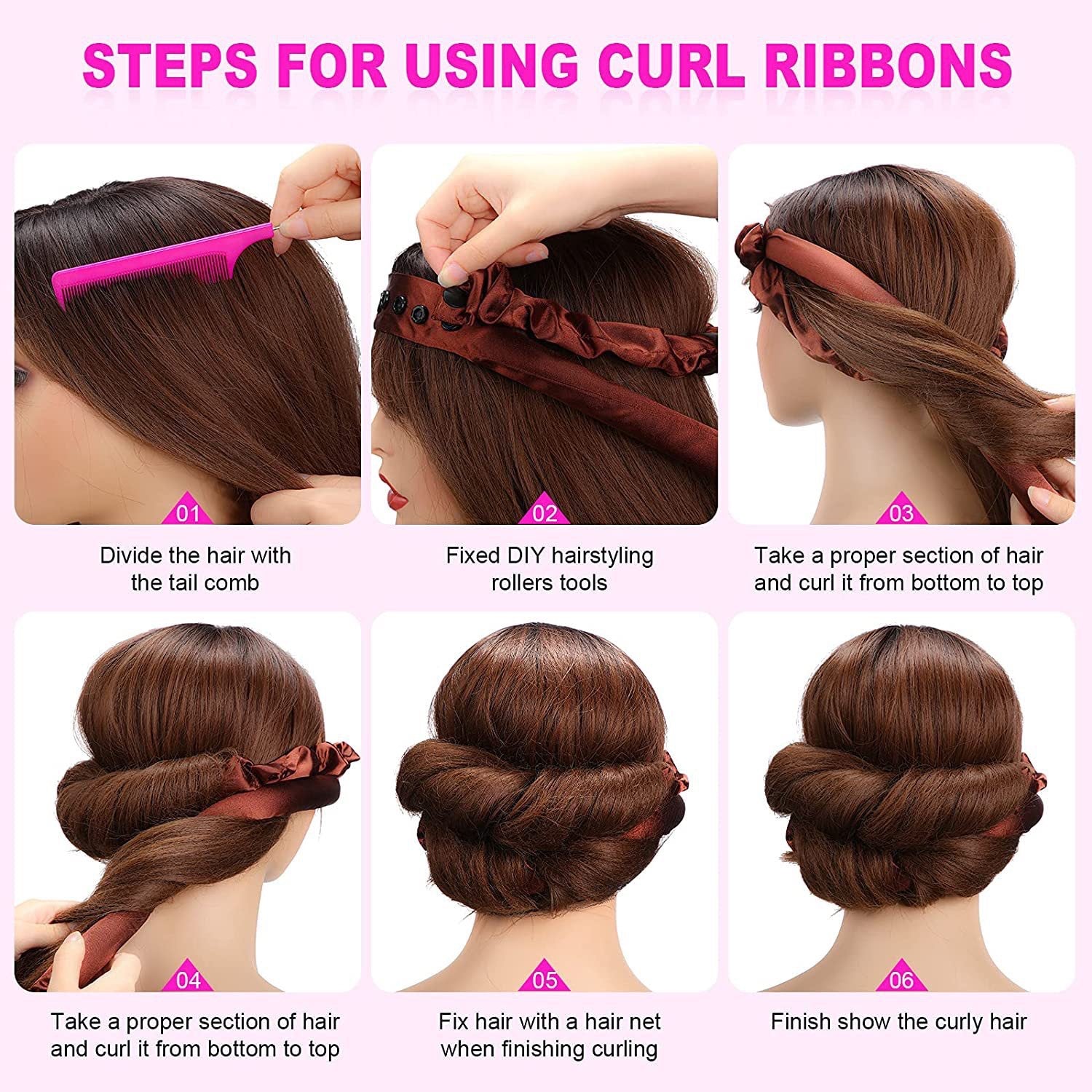 Satin Heatless Flexirod Curler